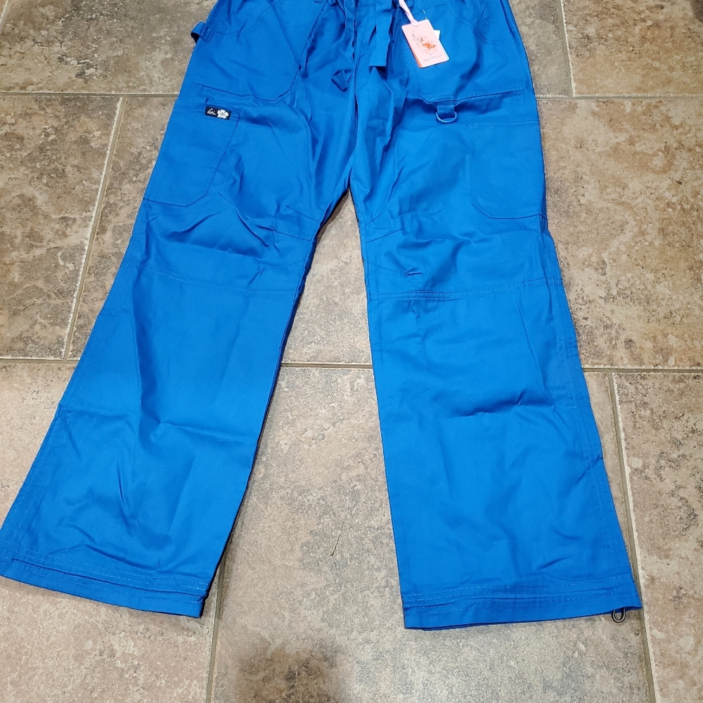 Scrub Pants Large New Koi
